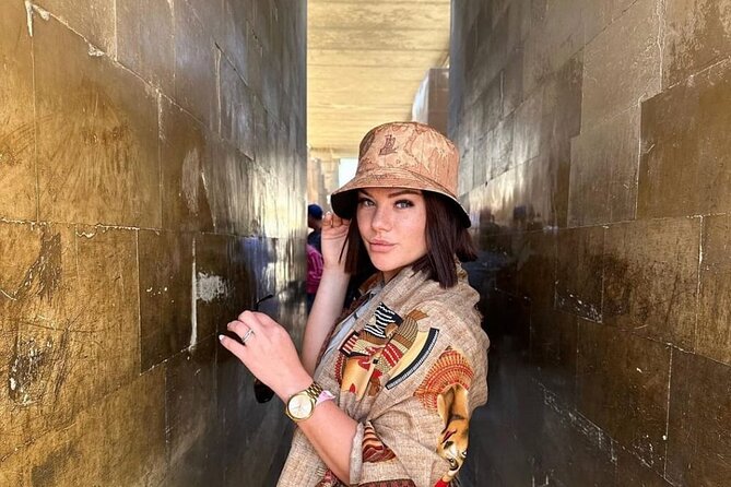 Full Tour Giza Pyramids & Sphinx& Valley Temple& Saqara & Memphis - Sphinx