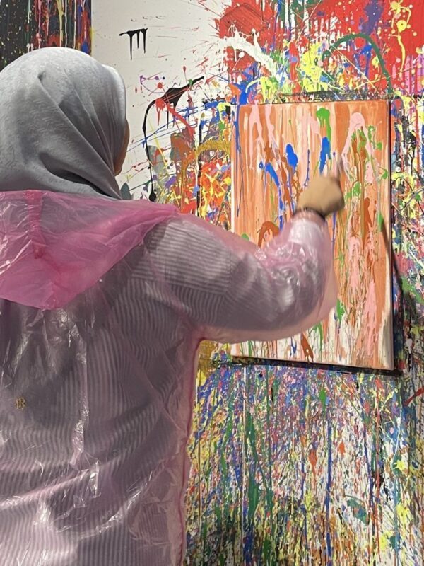 Fun Art Jamming Activities at Motion Studio Asia Kuala Lumpur - Bearbrick and squeeze options offer a different project