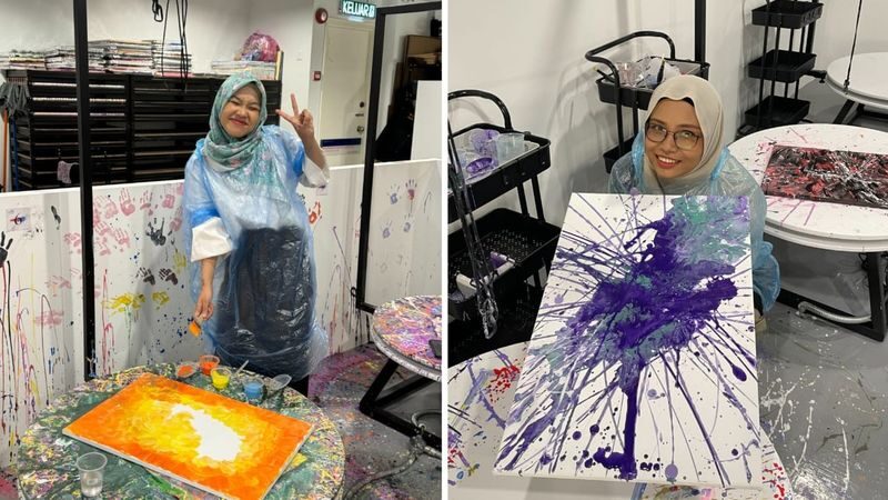 Fun Art Jamming Activities at Motion Studio Asia Kuala Lumpur - What the session is like, from choosing to collecting