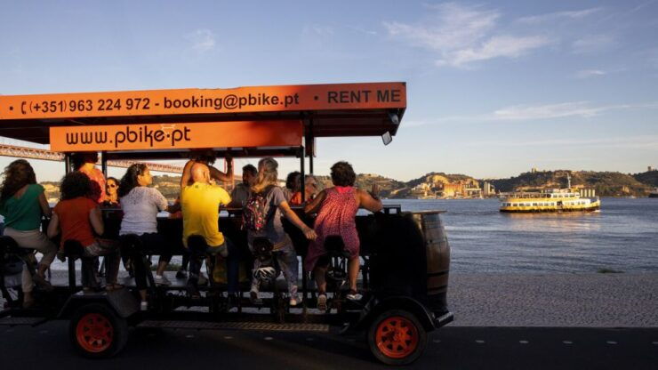 Fun Beer Bike by the Seafront in Lisbon - Booking Details