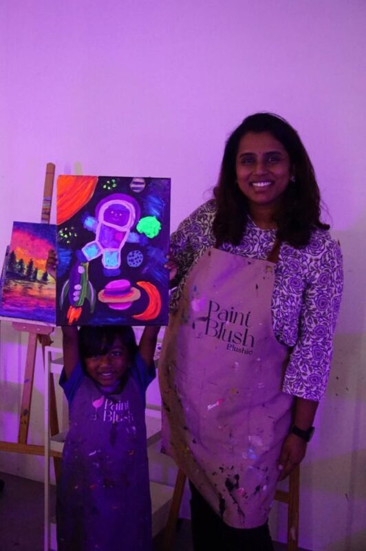 Fun Family Art Jamming Workshop in Singapore by PaintBlush Singapore - Choosing the right PaintBlush package