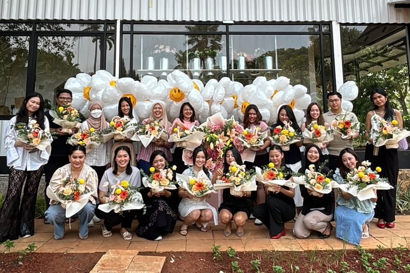 Fun Flower Workshop in Jakarta with Baleton Flowerchef - Kemang or Tangerang: check the address carefully