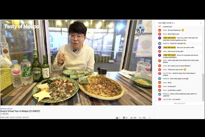 Fun & Informative Mokpo Food Virtual Tour in Korea - Overview of the Mokpo Food Virtual Tour