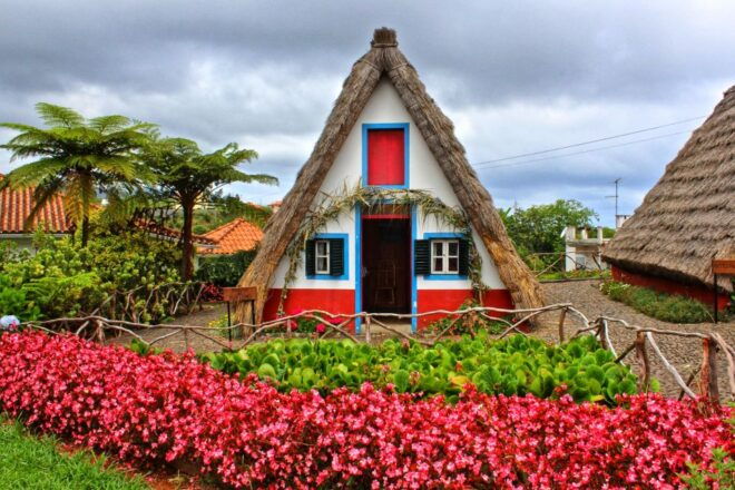 Funchal: East Madeira Island Guided Tour & Laurissilva Walk - Typical Santana Houses