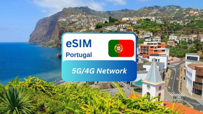 Funchal: Portugal Esim Tourist Data Plan - Included Services