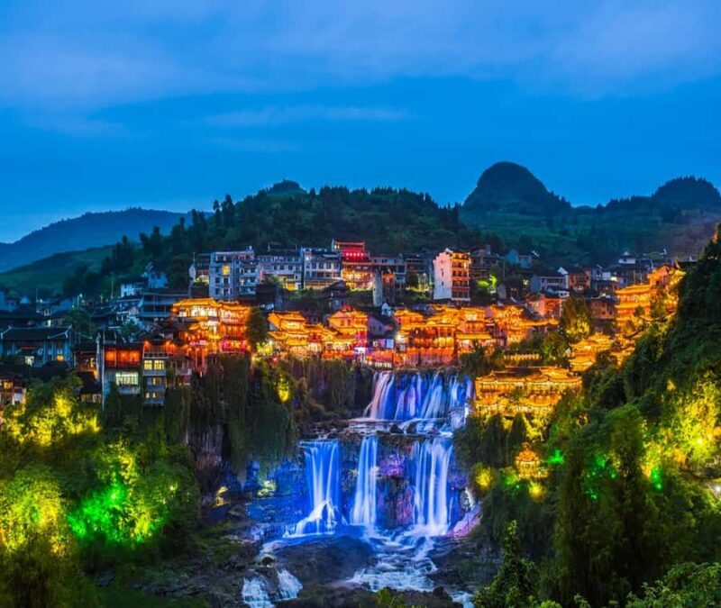 Furong Ancient Town Entry Ticket & Tujia experience - The Enchanting Night Scene
