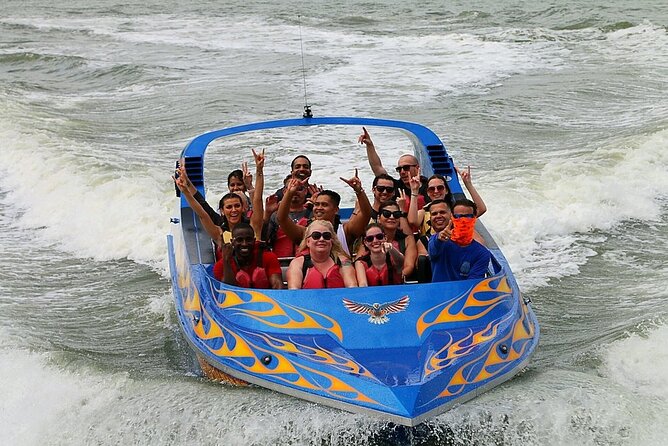 Galveston Suntime Jet Boat Thrill Ride - Whats Included