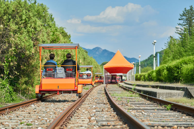 Gapyeong Rail Bike Experience Ticket - Tree tunnels, bridge views, and the ride back