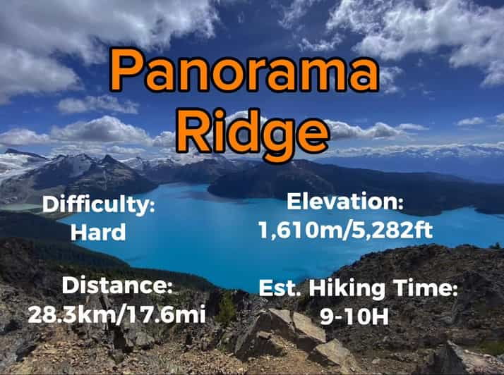 Garibaldi Park/ Panorama Ridge/ Hiking Day Trip - Itinerary and Highlights