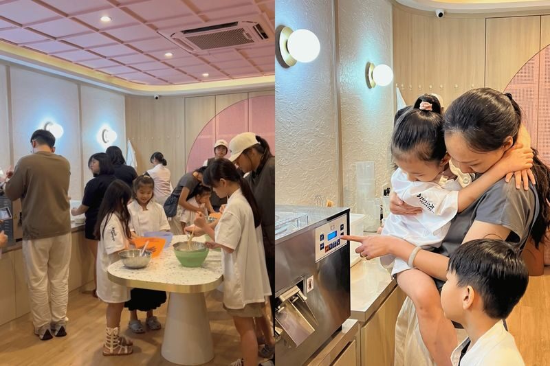 Gelato Workshop by Siblings Gelato in Johor Bahru - Waiting for the Gelato to Set