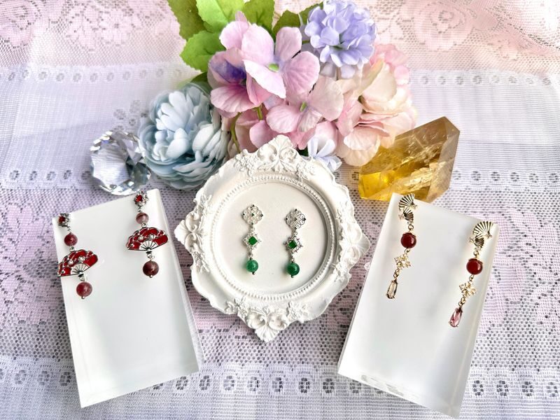 Gemstone Earrings by Floral Knots at Orchard Gateway - At a glance