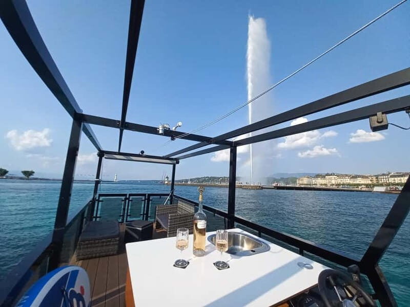 GENEVA: PRIVATE 360° LAKE CRUISE WITH APERITIF - The Itinerary Breakdown