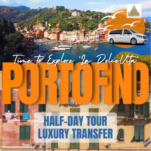 GENOA: LUXURY TRANSFER TO PORTOFINO - HALF DAY TOUR - Transportation and Comfort