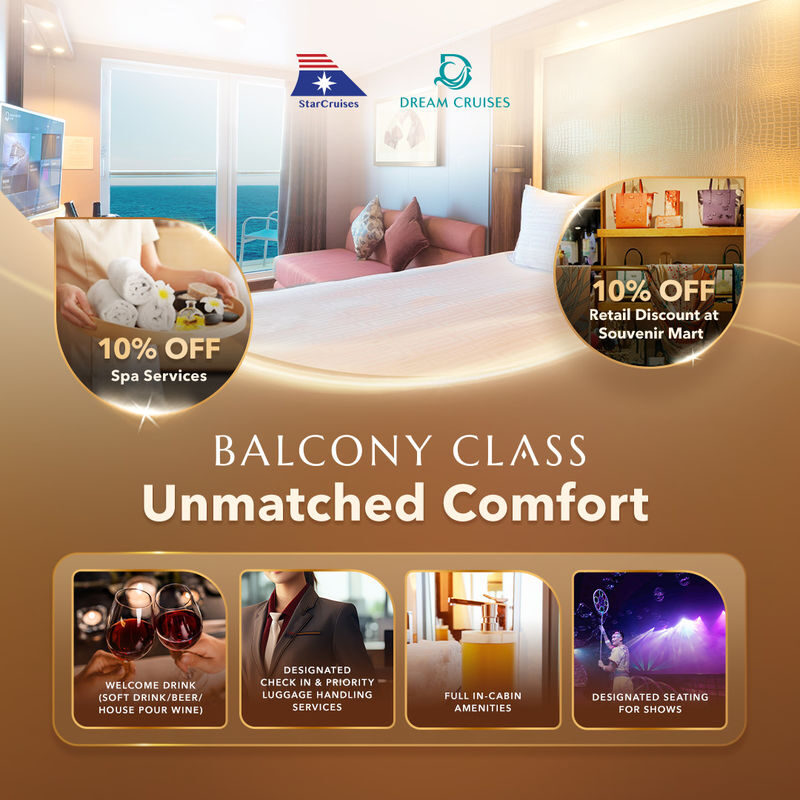 Genting Dream by Dream Cruises - What the fare covers, and what it does not