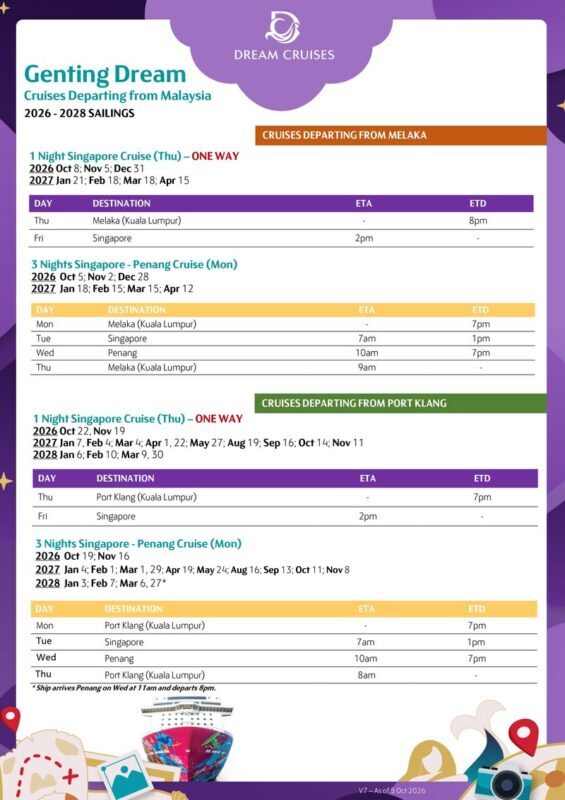Genting Dream by Dream Cruises - Boarding details that can save you a headache