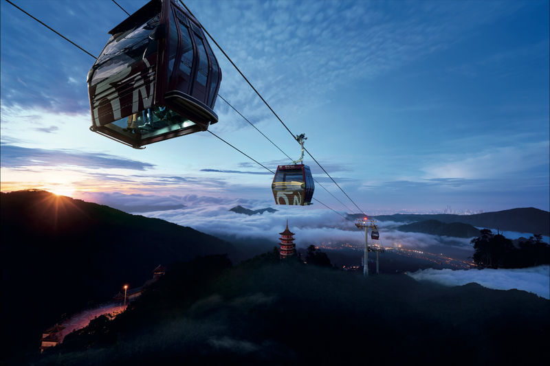 Genting Highlands Day Trip - The ride up on Awana SkyWay