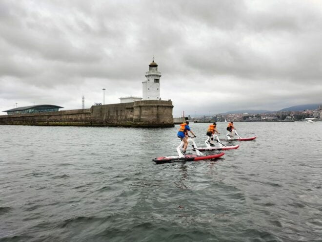 Getxo: Flysch of Getxo Guided Water Bike Tour - Language Options