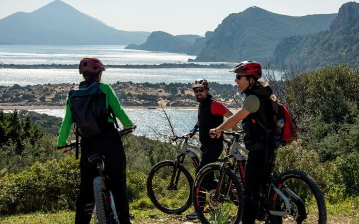 Gialova: Navarino Bay E-Bike Tour With Waterfall Swim - Activity Description