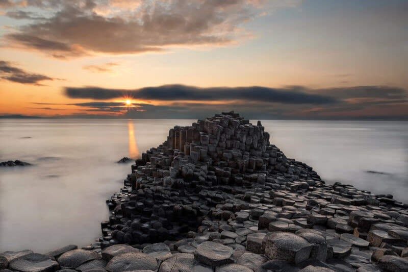 Giants Causeway, Dunluce Castle & Dark Hedges Tour from Belfast - Portaneevy Viewpoint for a wider coastal view