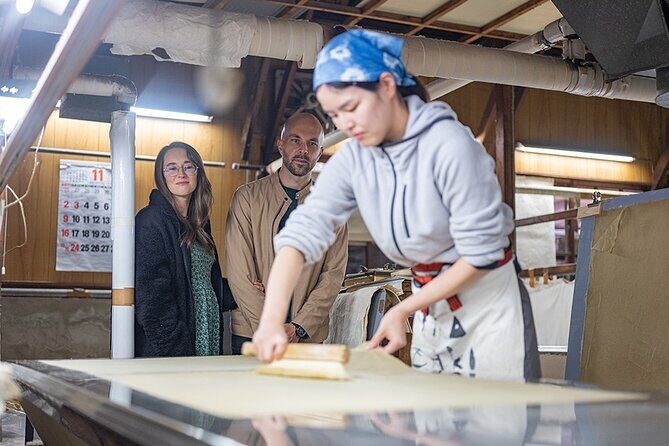 Gilded Washi Tapestry Making and Paper factory tour in Uchiko - An In-Depth Look at the Uchiko Gilded Washi Tapestry Tour