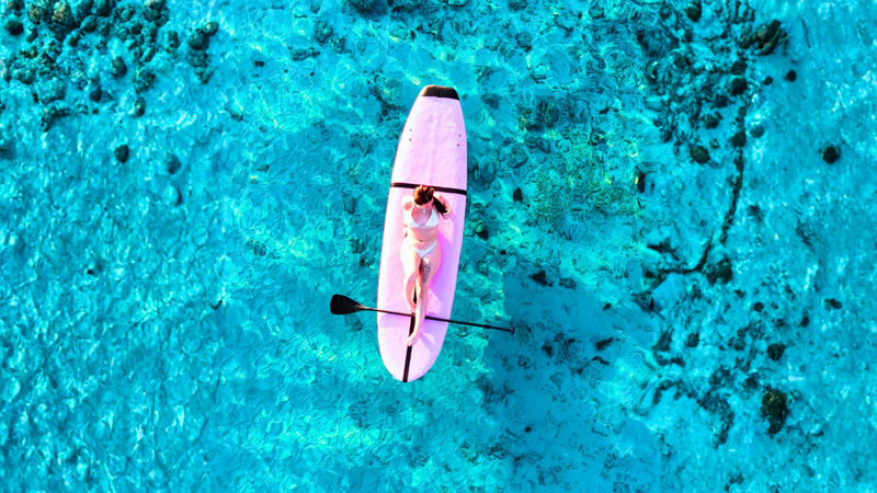 Gili Trawangan Stand-Up Paddle Boarding Experience - Drone photos are a separate choice