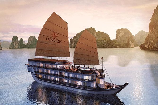 Ginger Cruise Ha Long Cua Van Floating Fishing Village Visit Titop Island 3 Days - Ginger Cruise Experience