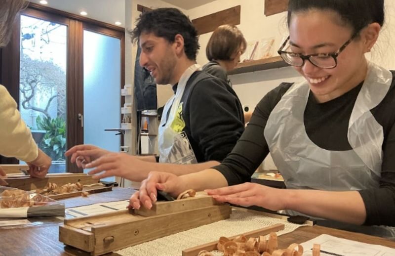 Ginza Natsuno Chopstick Craft Experience - A craft workshop in Omotesando, not Ginza