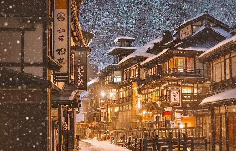 Ginzan Onsen & Zao Snow Monsters & Zao Fox Village 2-Day Tour - Two winter icons, with a long ride between them