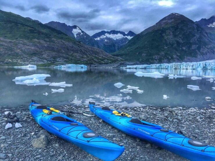 Girdwood: Helicopter Glacier Blue Kayak & Grandview Tour - Experience Highlights