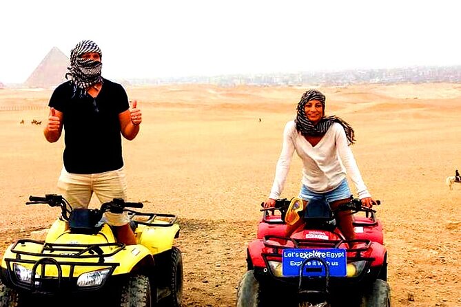 Giza Pyramids, Quad, and Camel Ride Package With Transport - Cairo - Tour Overview and Activities