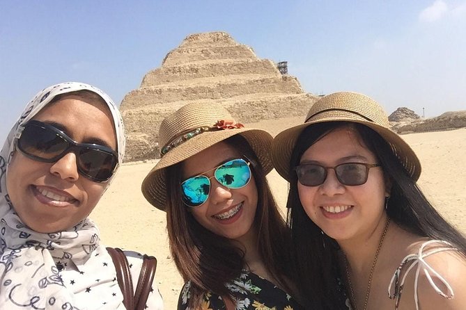 Giza Pyramids ,Sakkara Step Pyramids ,Memphis Old City ,Camel Ride & Lunch - Inclusions and Exclusions