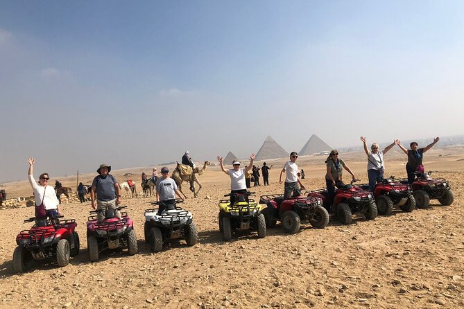 Giza Pyramids, Sphinx, ATV Bike, Lunch,Camel Ride, Dinner Cruise& Shopping Tour - Frequently Asked Questions