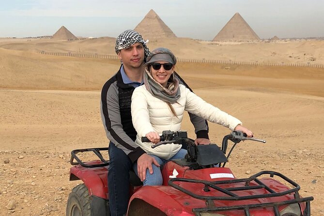 Giza Pyramids, Sphinx, ATV Bike, Lunch,Camel Ride, Dinner Cruise& Shopping Tour - Pricing and Booking Details