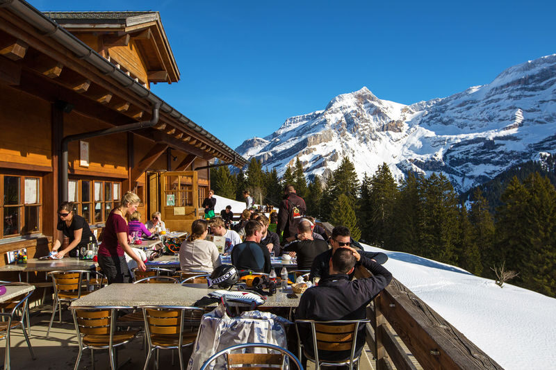 Glacier 3000, Diablerets, and Montreux Day Tour from Lausanne - Les Diablerets brings the chalet village into view