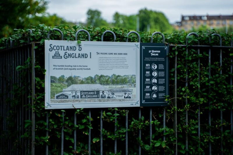 Glasgow Football Tour: Three Hampdens Walking Tour - The Iconic 1st Hampden Mural