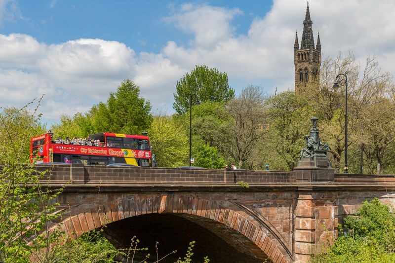 Glasgow Hop-On Hop-Off City Sightseeing Bus Pass - Commentary, views, and Glasgow weather