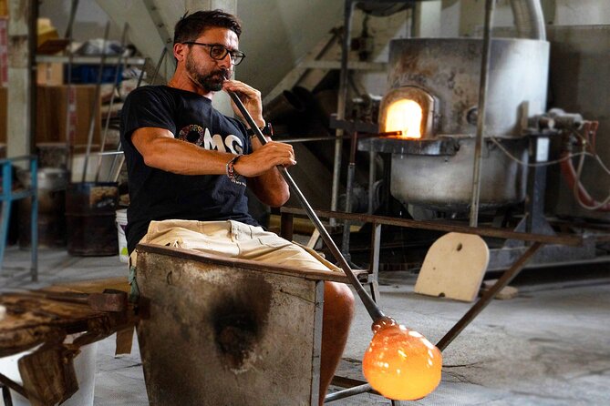 Glass Blowing Show Visit Murano Glass Factory and Showroom OMG - Booking Information and Tips