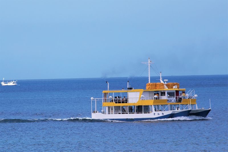Glass Bottom Boat Tour in Okinawa - Leaving Naha for the reef
