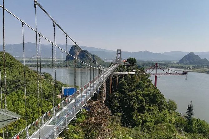 Glass Bridge Hills Ancient Limestone Cave Swan Lake Private Tour - Tour Highlights