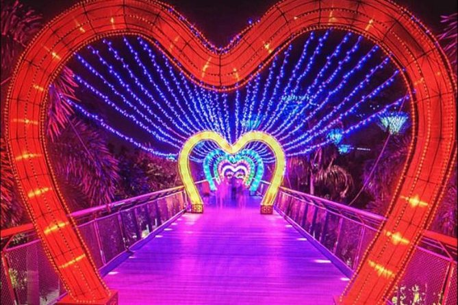 Glow Garden Ticket & Two Way Private Transfers - E-Tickets and Entry Requirements