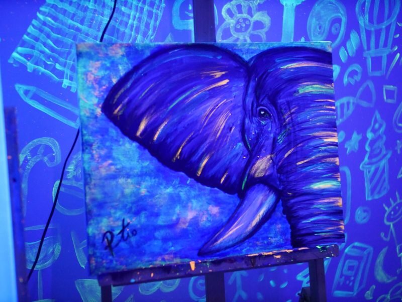 Glow in the Dark, Canvas or Tote Bag Art Jamming - Booking, timing, and practical details