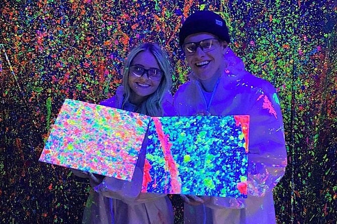 Glow in the Dark Splatter Paint Experience - Inclusions and Meeting Point