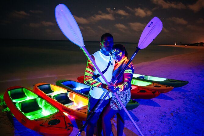 Glow Through the Night with LED Kayak Adventure in Aruba - What to Expect from the Glow-in-the-Dark Kayak Tour