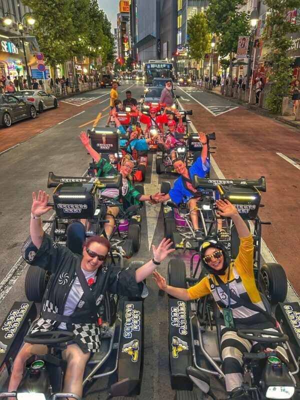 Go kart experience in Shibuya by Shibuya Kart - Costumes, photos and the small extras