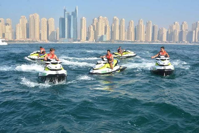 Go on a Jet Ski Safari Adventure to Burj Al Arab, Palm Jumeirah and Dubai Marina - Common Questions