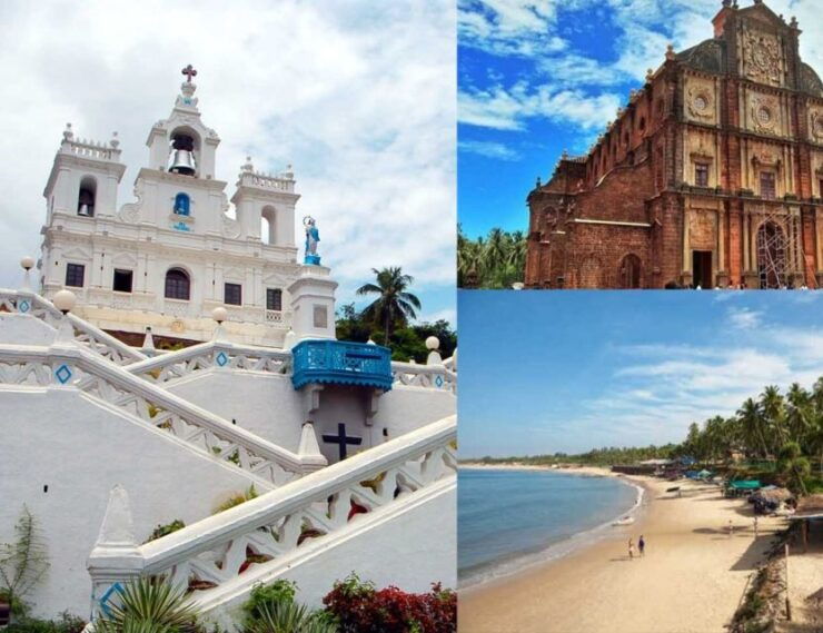 Goa: Baga Beach & The Basilica of Bom Jesus Highlights Tour - Beach Escapade at Baga Beach