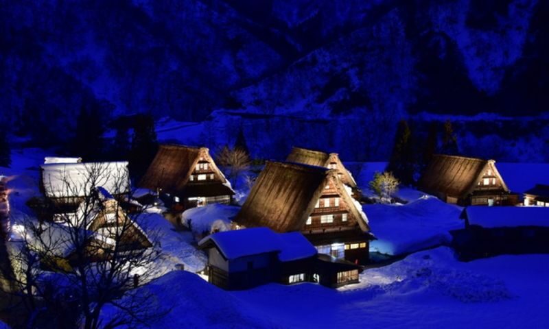 Gokayama Snow Light-Up, Bokka no Sato & Dinner Day Tour from Nagoya - Gokayama’s Suganuma village is the evening centerpiece