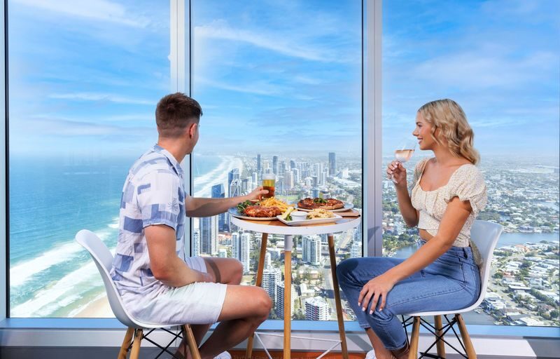 Gold Coast Day Tour from Brisbane - SkyPoint lunch puts the coast in perspective