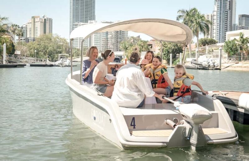Gold Coast: Electric Picnic Boat Rental From Isle of Capri - The Experience in Detail