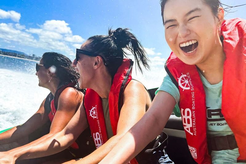 Gold Coast High Speed Jet Boat Adventure - Getting soaked is part of the plan